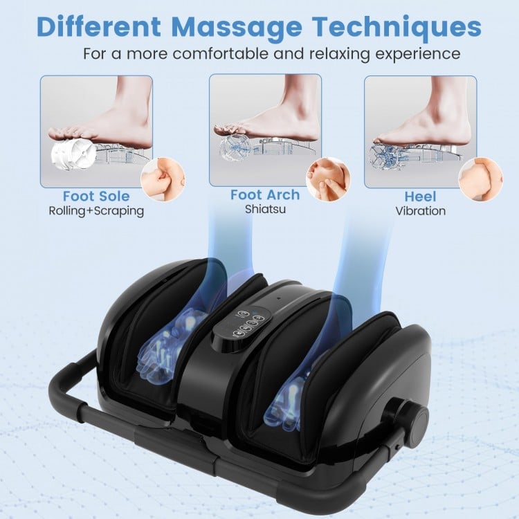 Foot and Calf Massager with Heat for Blood Circulation Pain Relief