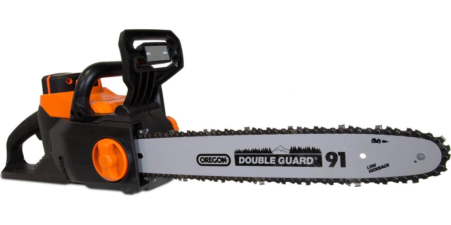 WEN 40V Max 16-Inch Brushless Cordless Chainsaw with 4Ah Battery & Charger