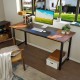 63 Inch Modern Splice Computer Desk with Heavy Duty Steel Frame
