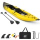 Inflatable 2-person Kayak Set with Aluminium Oars and Repair Kit