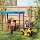 Kids Gas Station Playhouse with Gas Refueling Guns for Aged 3+
