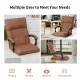 14-Position Adjusting Lazy Sofa Chair with Waist Pillow and Armrests