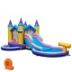 6-in-1 Inflatable Kids Water Park with 678W Blower