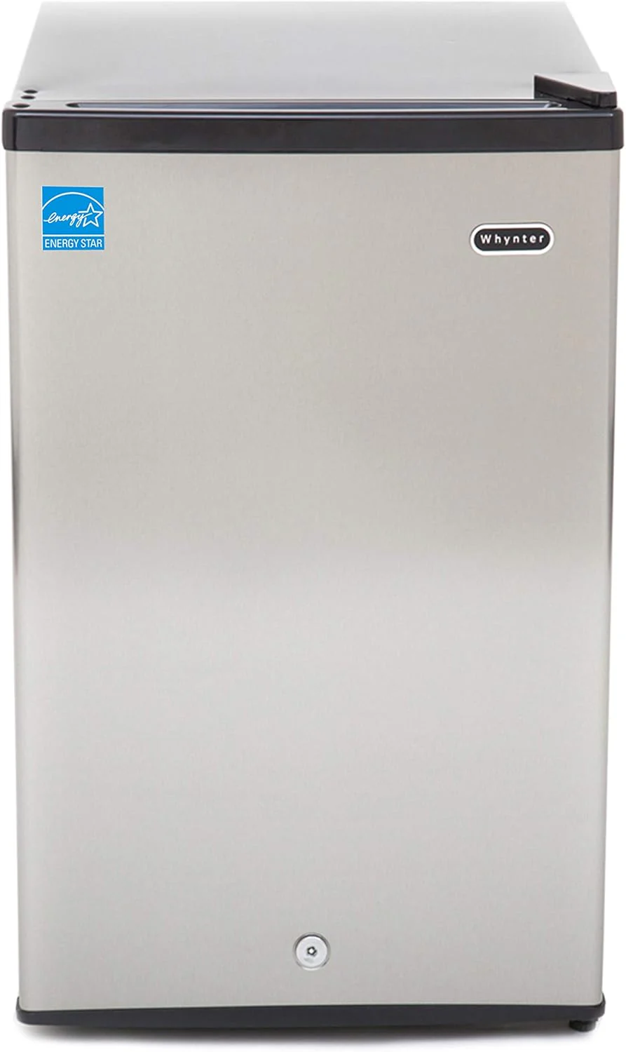 Whynter CUF-112SS Mini, Energy Star Rated Small Upright Freezer with Lock, Stainless Steel -1.1 Cubic Feet