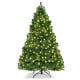 7/7.5/8 Feet Pre-lit Artificial Natural Christmas Tree with LED Lights