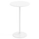 Round Bistro Table 40 Inch Bar Height Tall Coffee Cocktail Table