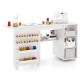 Multifunctional Folding Sewing Machine Craft Station with Storage Shelves