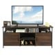 58 Inch Wood TV Stand Entertainment Media Center Console with Storage Cabinet