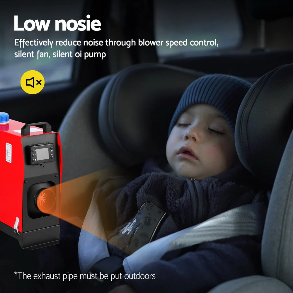 Giantz Diesel Air Heater All-in-one 12V 5KW LCD Remote Control for Car RV Indoors 2025 caravan machinery