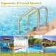 3-Step Stainless Steel Swimming Pool Ladder with Anti-Slip Step