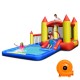 Inflatable Water Slide Castle Kids Bounce House with 480W Blower