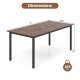 6 Feet Conference Room Table Large Meeting Table Rectangle Seats 8-10 People