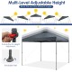 10 x 10 Feet Foldable Outdoor Instant Pop-up Canopy with Carry Bag