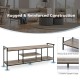Industrial TV Stand for TVs up to 60 Inch with Storage Shelves