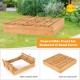 Kids Wooden Sandbox with 2 Foldable Bench Seats