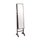 Standing Jewelry Cabinet Jewelry Armoire Cabinet with Full-Length Mirror