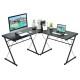 59 Inch L-Shaped Desk Corner Computer Desk with Round Corner
