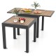 31.5-63 Inches Extendable Patio Table for 4-6 People
