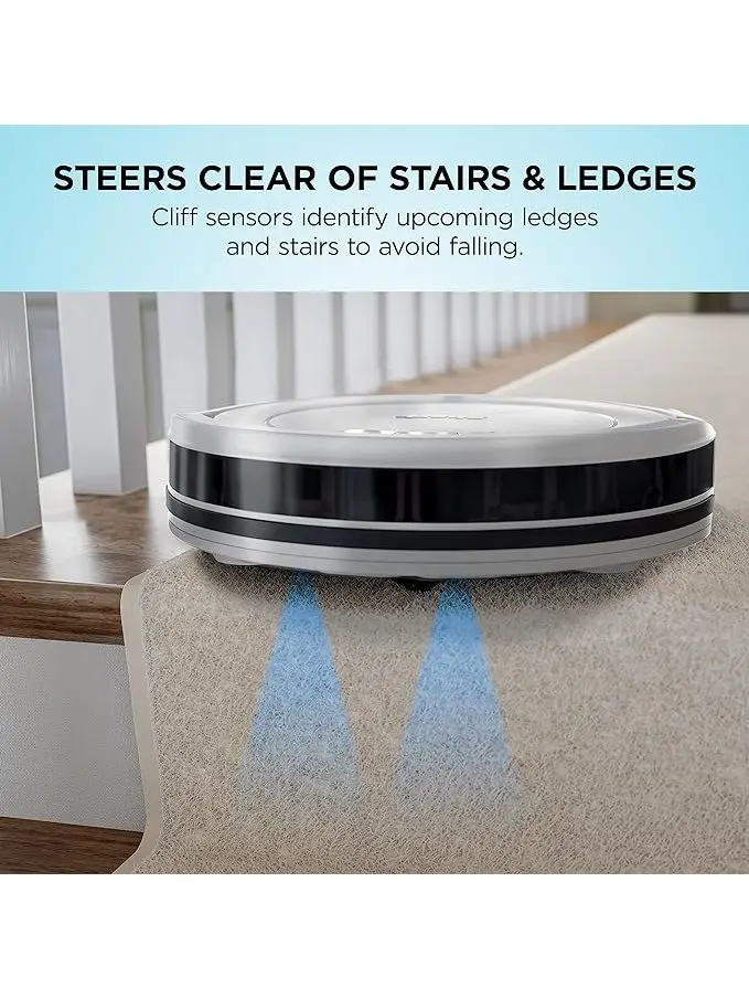 Shark AV752 ION Robot Vacuum, Tri-Brush, WiFi, 120 Min, Alexa Compatible, Multi-Surface, White