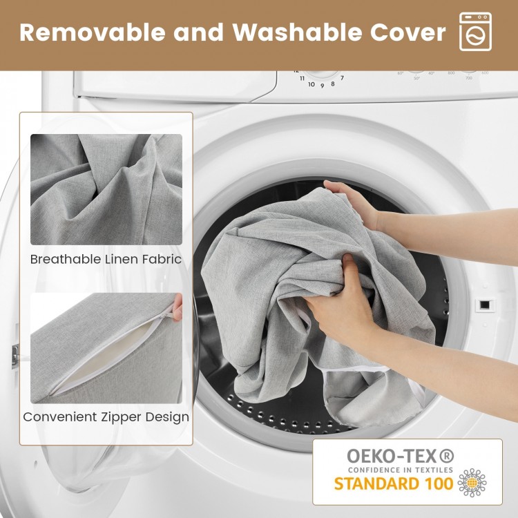 4-in-1 Convertible Folding Sofa Bed with High-Density Foam