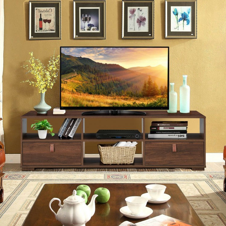 TV Stand Entertainment Media Center Console for TV's up to 60 Inch with Drawers