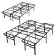 Full/King Size Folding Steel Platform Bed Frame for Kids and Adults
