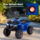 6V Kids Ride On Electric ATV with LED Headlights and MP3 Player