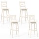 Swivel 30-Inch Bar Height Stool Set of 2 with Footrest
