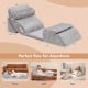6 Pieces Orthopedic Bed Wedge Pillow Set for Sleeping and Pain Relief