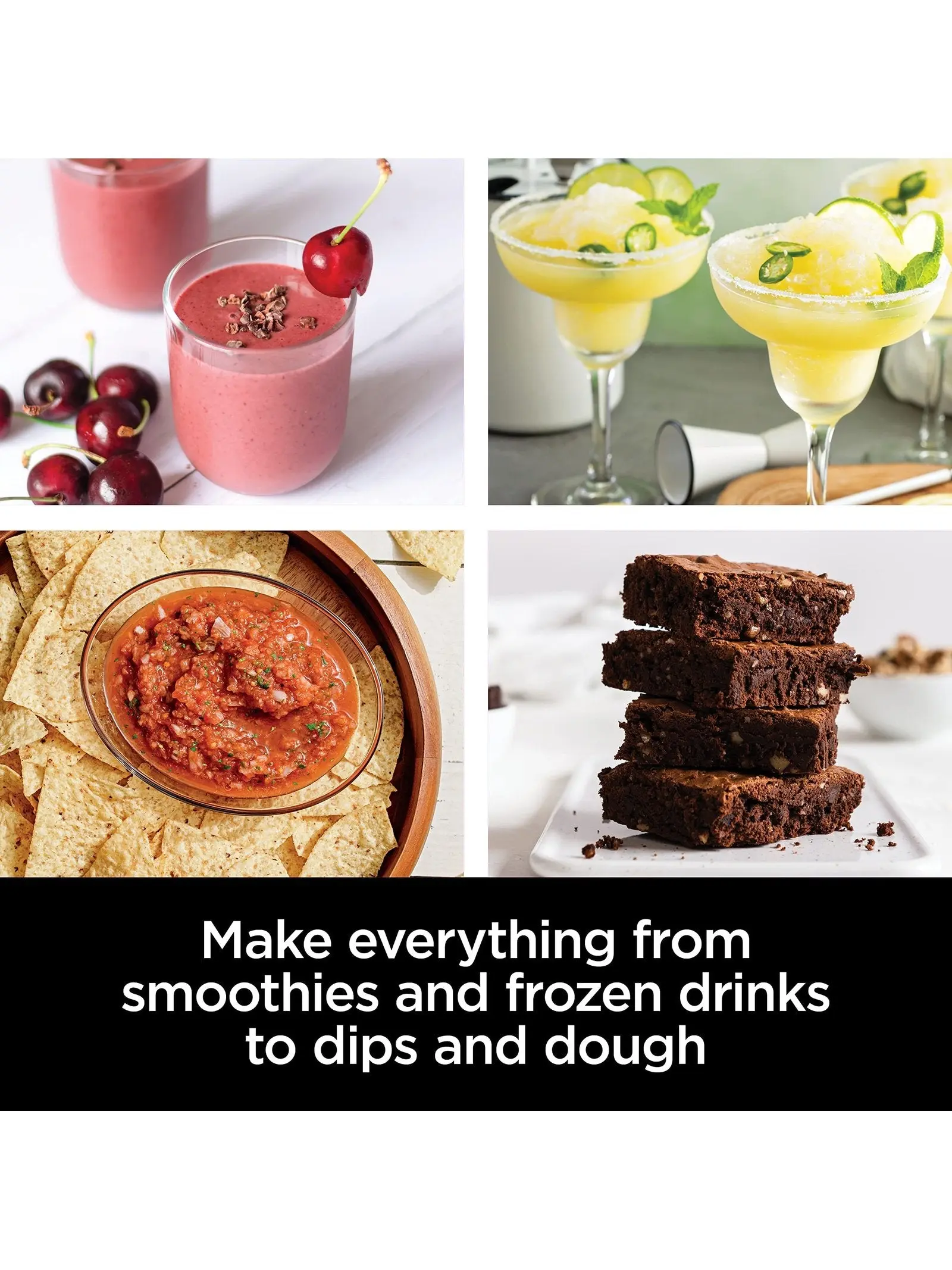 Ninja Compact Kitchen System 1200W Blender & Food Processor with Auto-iQ, Grey