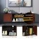59 Inch Retro TV Stand for TVs up to 65 Inch with 6 Metal Legs