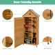 Wooden Outdoor Lockable Garden Tool Storage