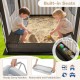 Wooden Sandbox with Canopy for Children 3+ Years Old