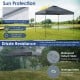 10 x 10 Feet Foldable Outdoor Instant Pop-up Canopy with Carry Bag
