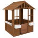 Outdoor Playhouse with Serving Stations and Door for 2+ Years Old