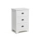3-Drawer End Storage Wood Side Nightstand