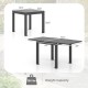 Expandable Patio Dining Table for 4-6 People