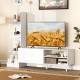 TV Stand for TVs up to 50 Inches Entertainment Center Modern Mid Century TV Cabinet