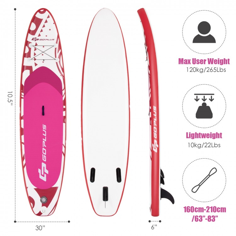 Adjustable Inflatable Paddle Board with Carry Bag