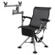 360° Swivel Portable Hunting Chair with Adjustable Legs and Armrests