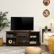 2 Tier Farmhouse Universal TV Stand for TV's up to 65 Inch Flat Screen