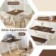 Modern Dining Table Wooden Kitchen Table with X-shaped Frame
