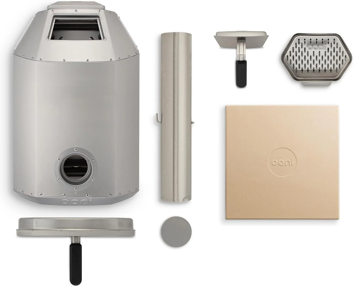 Ooni Karu 12 Multi-Fuel Outdoor Pizza Oven – 12 Inch Pizzas in 60 Seconds - Portable Wood and Gas Fired Pizza Oven with Pizza Stone, Dual Fuel Ooni Pizza Oven