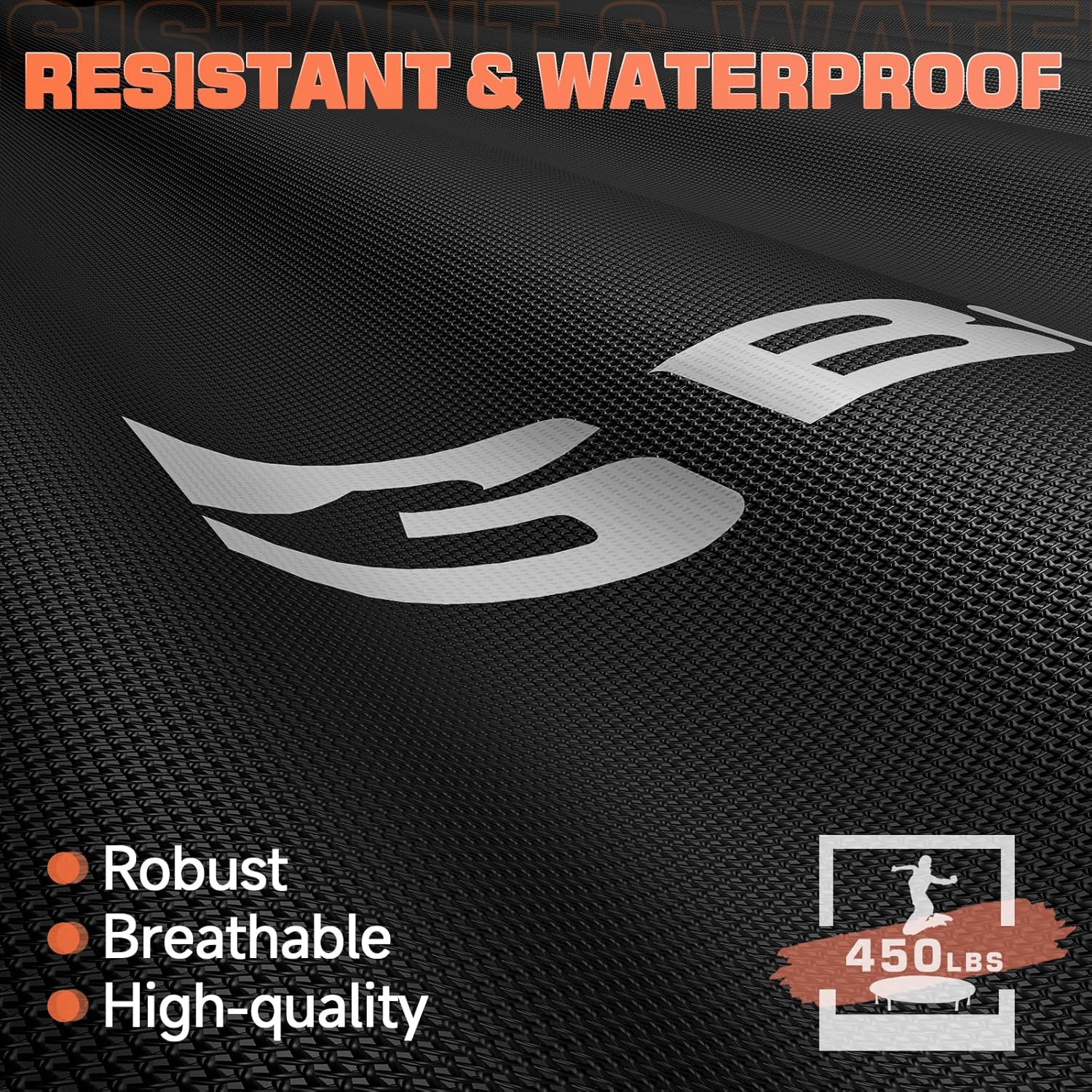 BCAN 450/550 LBS Foldable Mini Trampoline, 40