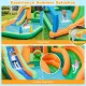 Kids Inflatable Water Slide with Soccer Gate and 750W Blower