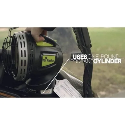 Mr. Heater MH4GC 4000 BTU Propane Portable Golf Cart Cup Holder Heater (2 Pack)
