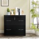 2-Drawer File Cabinet with Lock Hinging Bar Letter and Legal Size