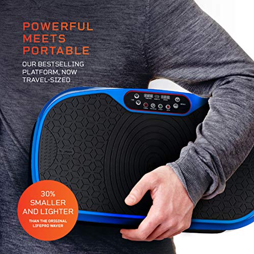 Lifepro MiniWaver Vibration Plate – Compact Whole Body Exercise Platform with 200W Motor, Ideal for Rehab and Pet Therapy
