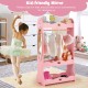 Kids Pretend Costume Closet with Mirror