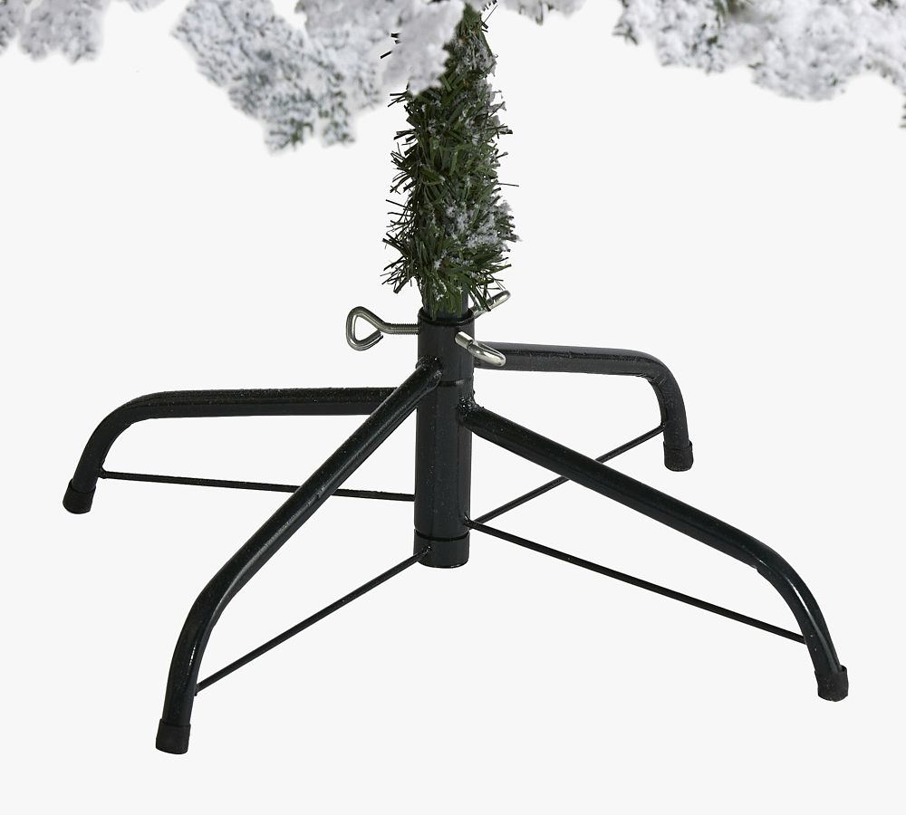 Montana Spruce Pre-Lit Artificial Christmas Tree – Flocked, LED Lights, PE/PVC, Posable Branches